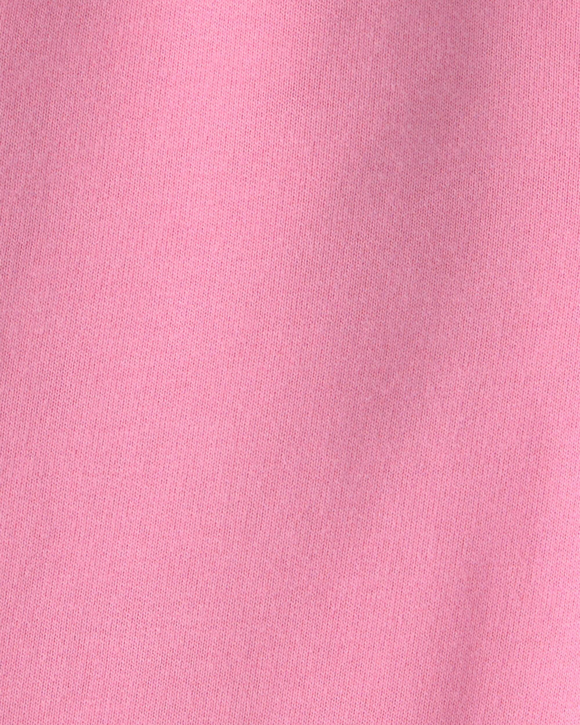 Toddler Girl French Terry Wide-Leg Pants - Pink