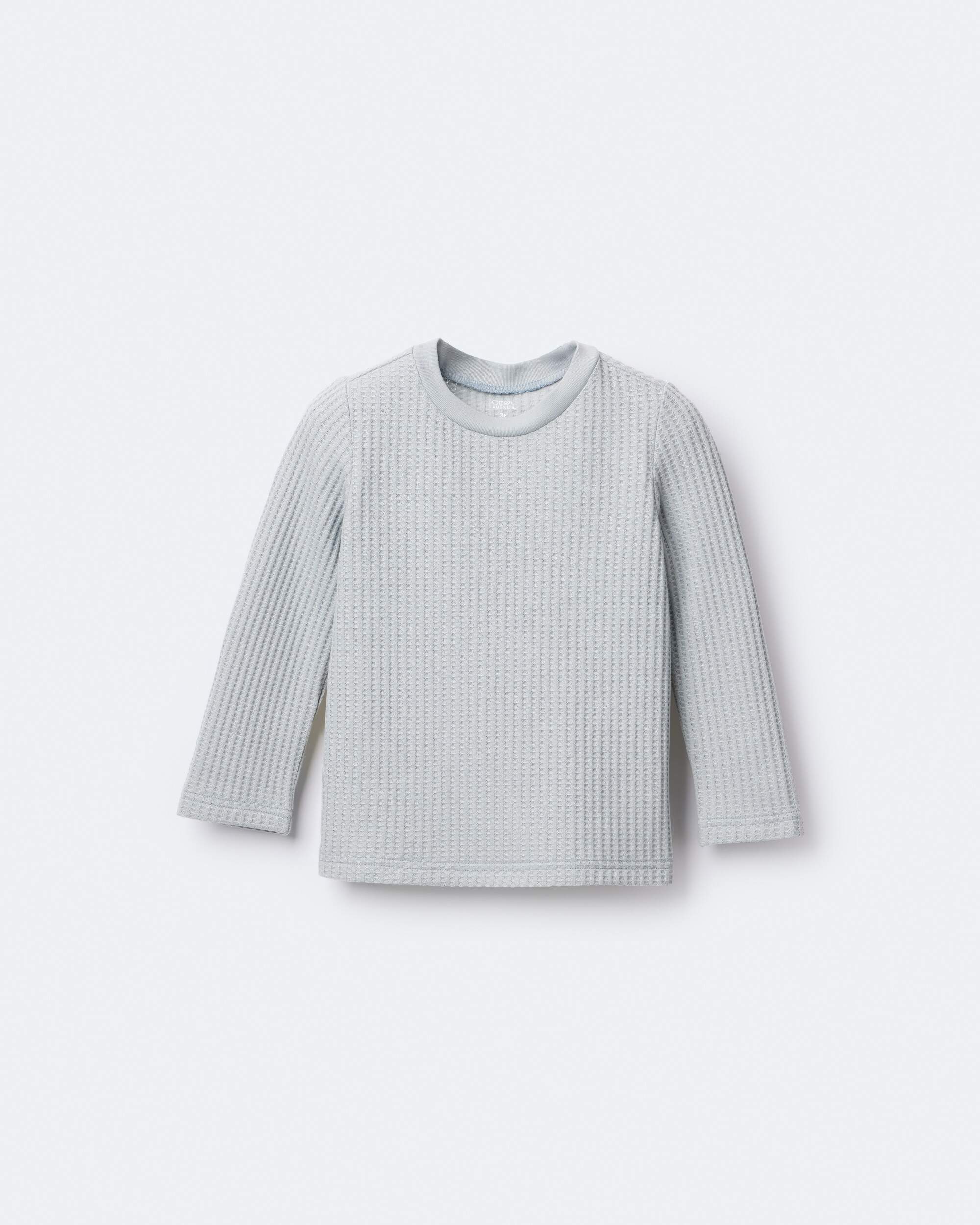 Toddler Long-Sleeve Relaxed Tee - Light Blue