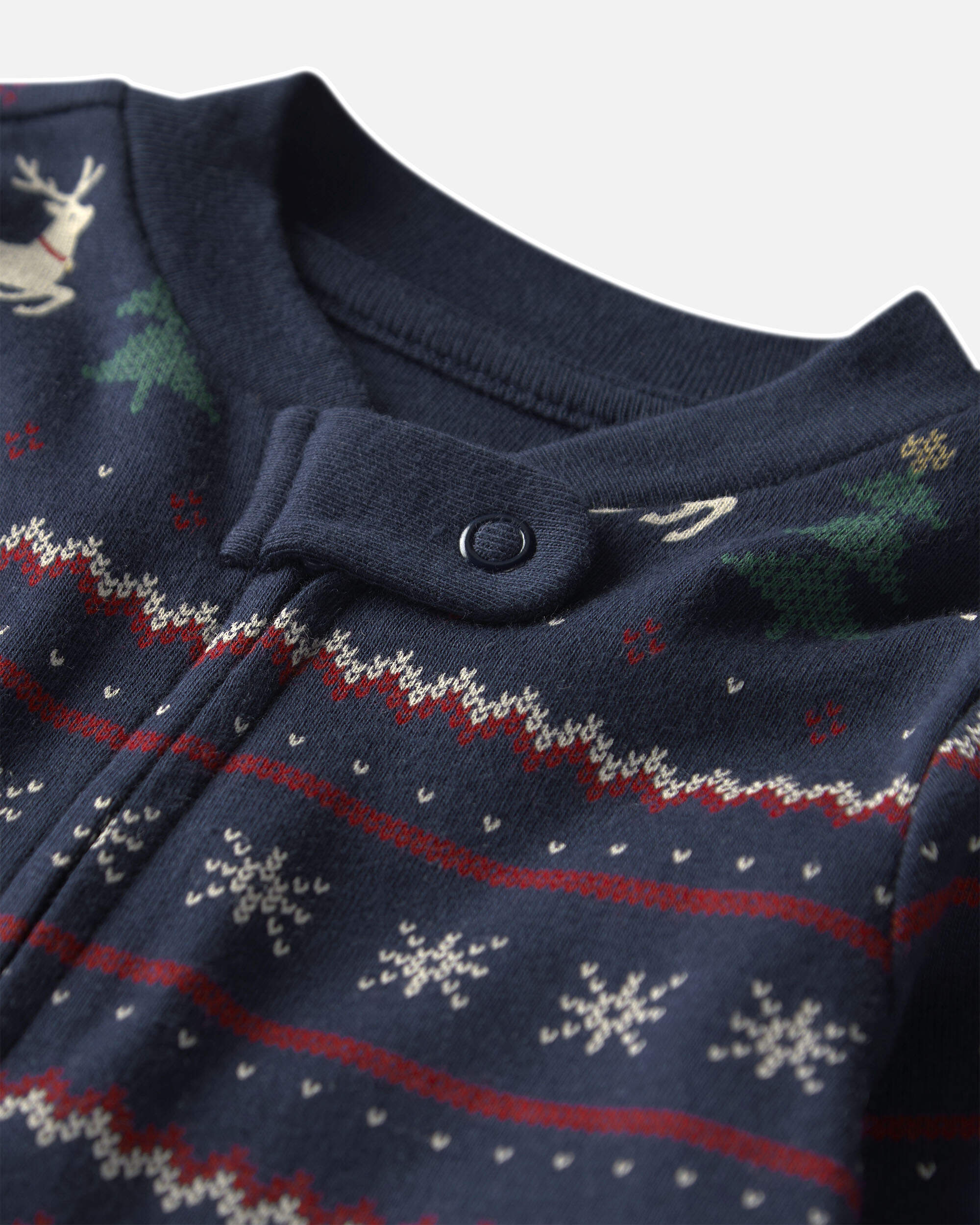 Baby Organic Cotton Fair Isle Sleepers