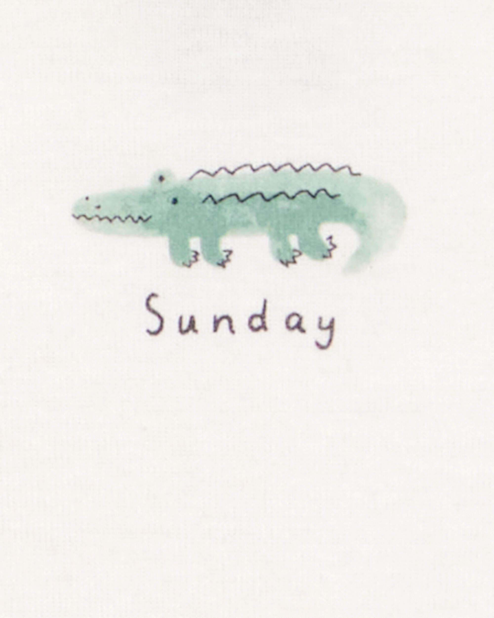 Baby 7-Pack Days Of The Week Short-Sleeve Cotton Bodysuits