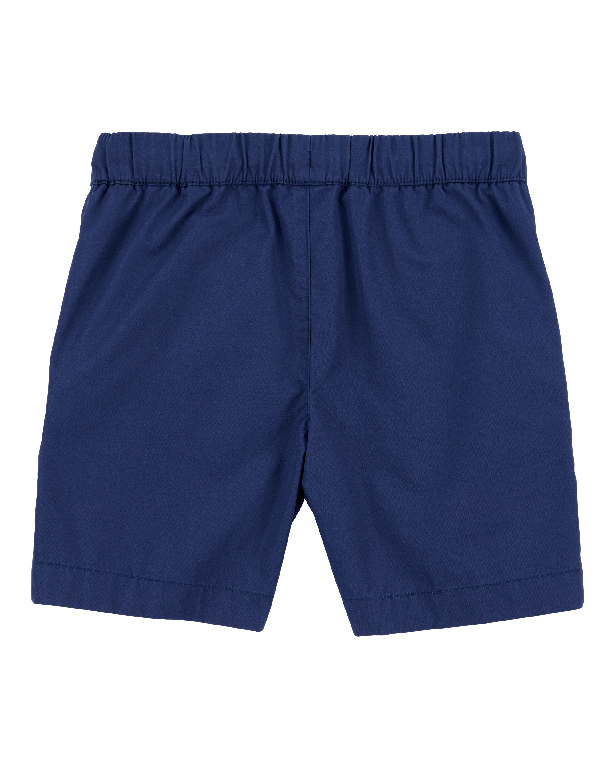 Boys Pull-On Poplin Shorts - Navy