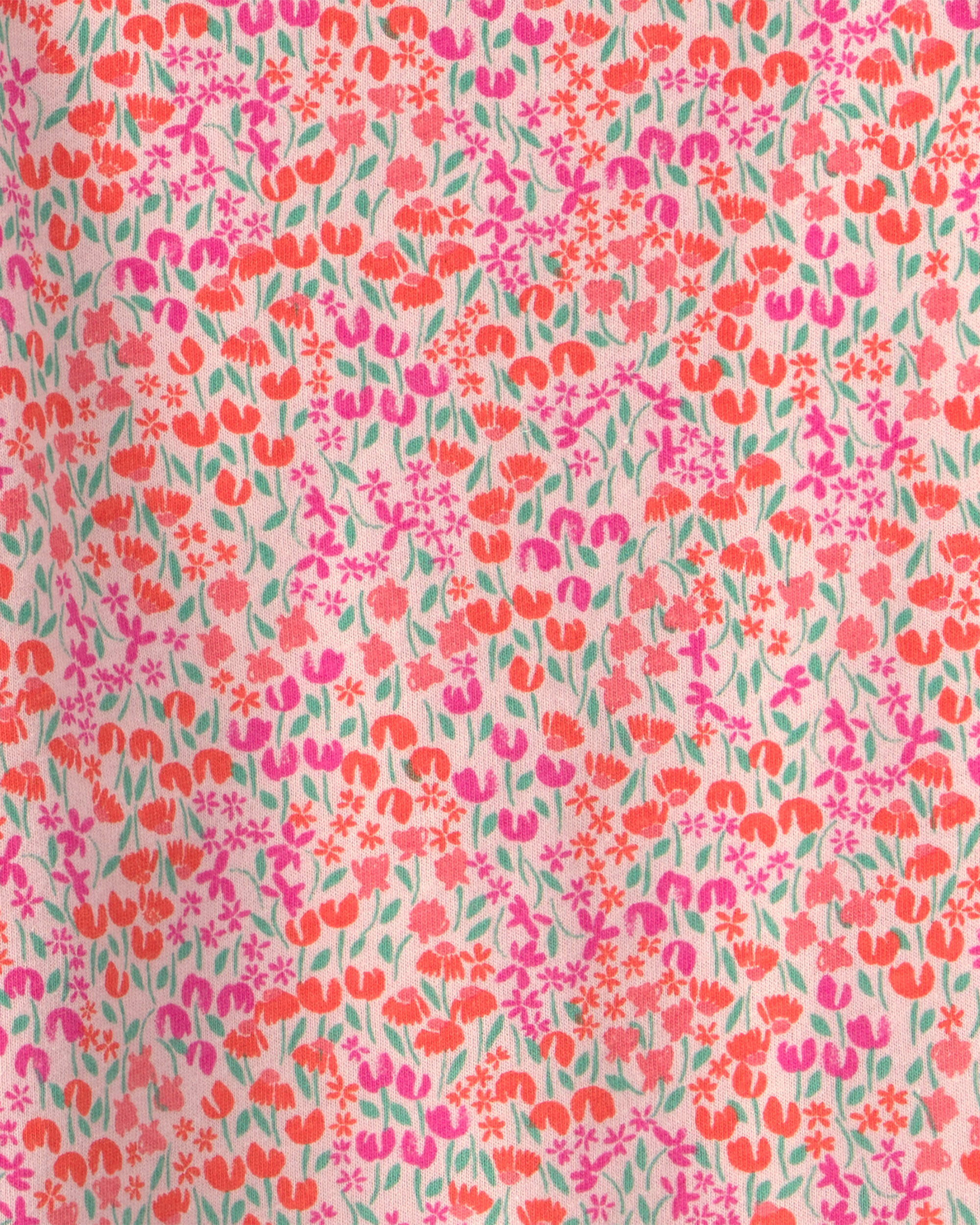 Toddler Girl Floral Tank Top - Pink