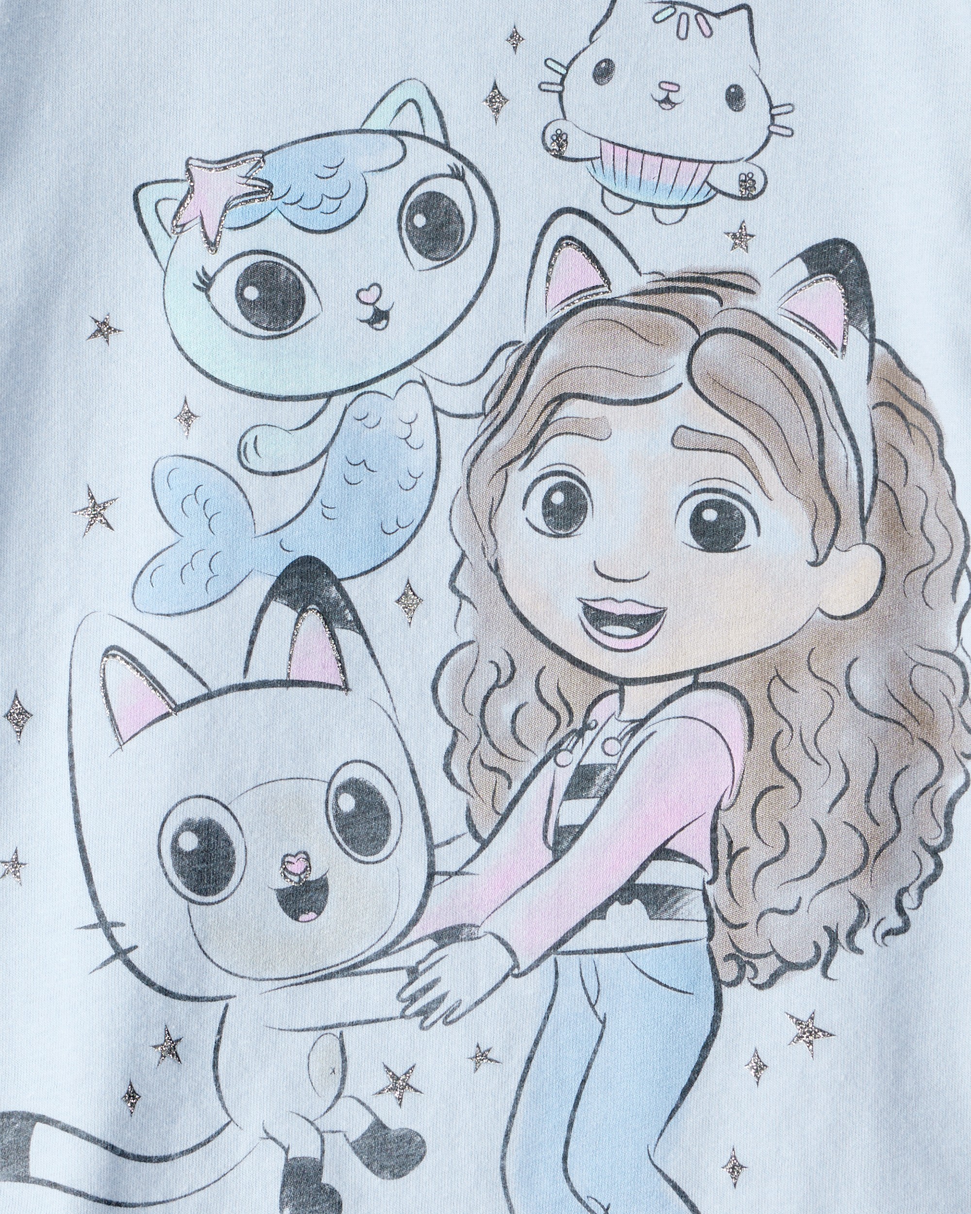 Toddler Gabby's Dollhouse Short-Sleeve Graphic Tee - Blue