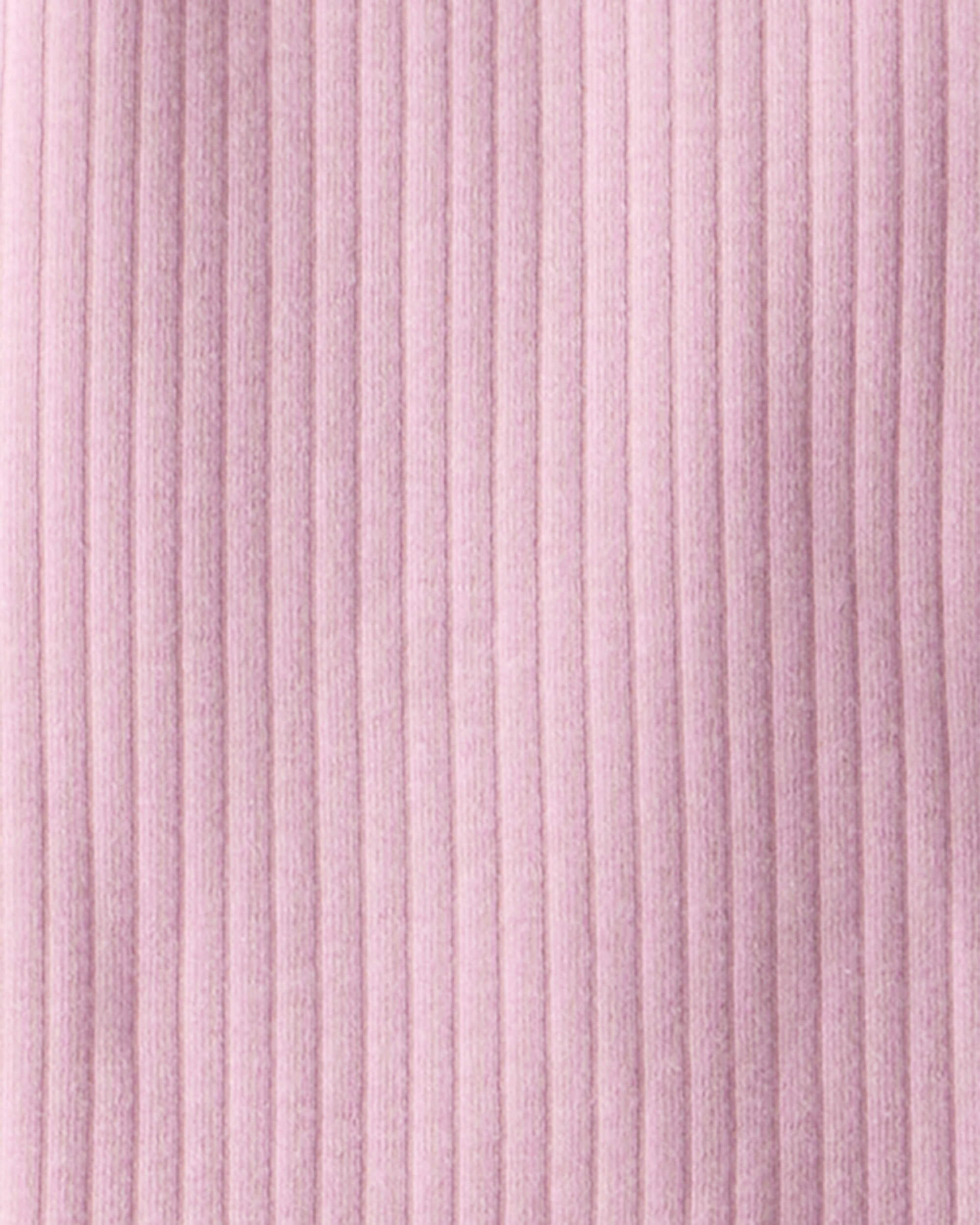 Girls 2-Piece Long-Sleeve Tee & Pant Set - Pink