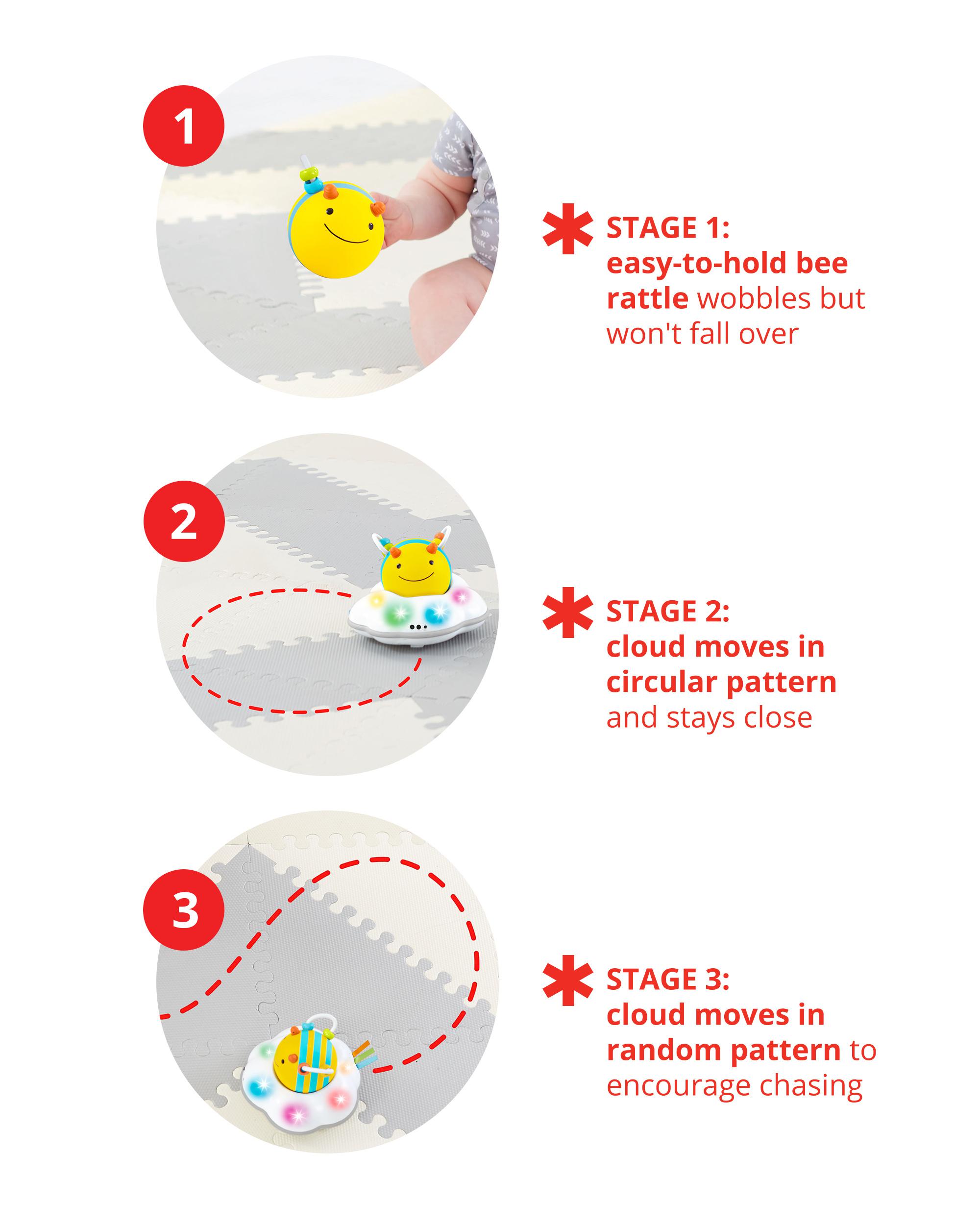 Baby Explore & More Follow-Bee Crawl Toy