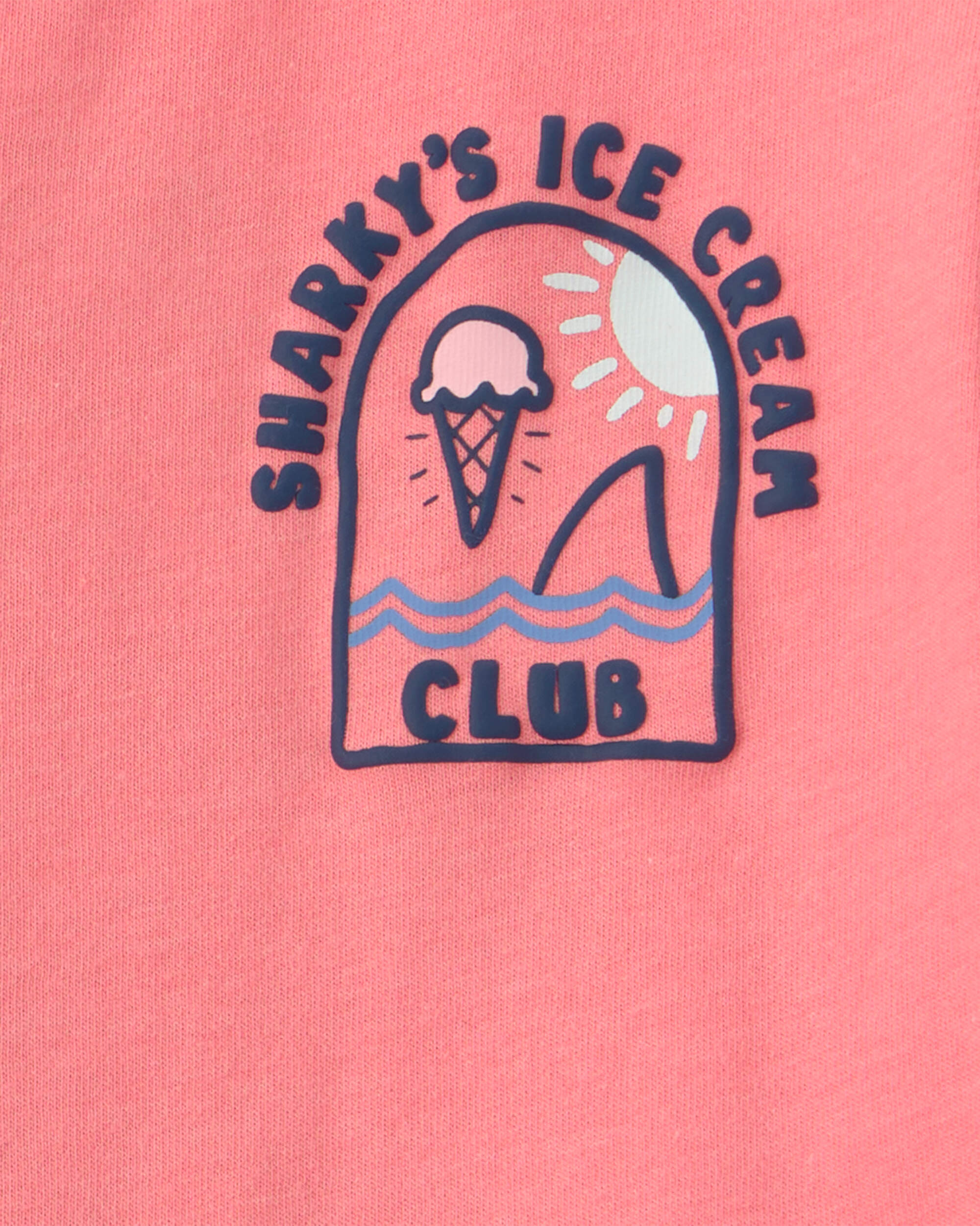 Toddler Boy Shark Graphic Tee - Orange