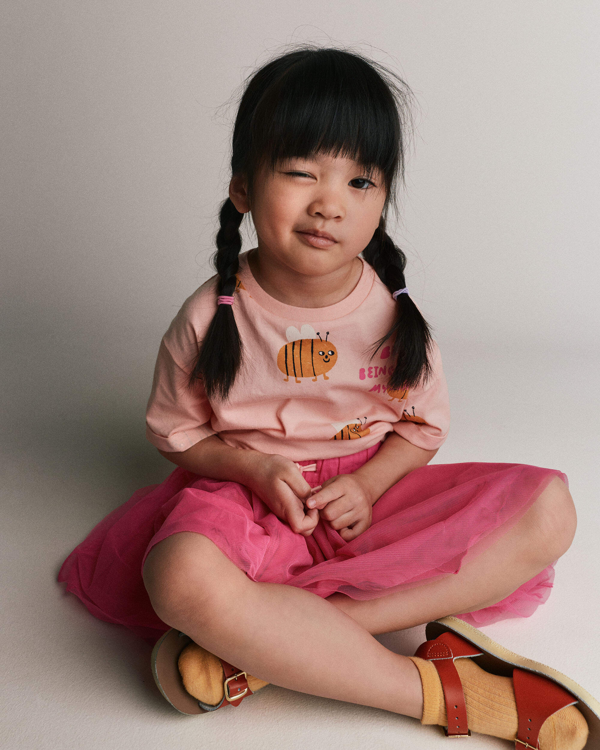 Toddler Girl Avenue Twirl™ Mini Skirt with Tulle - Hot Pink