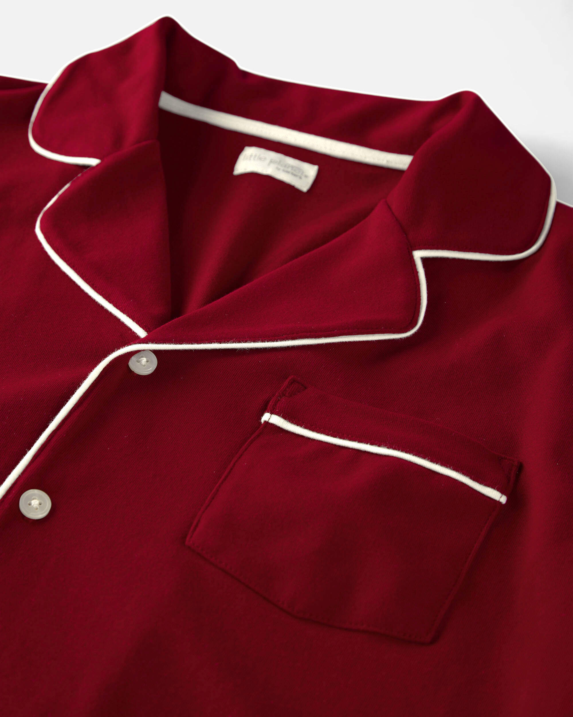 Adult 2-Piece Organic Cotton Coat Style Pyjamas