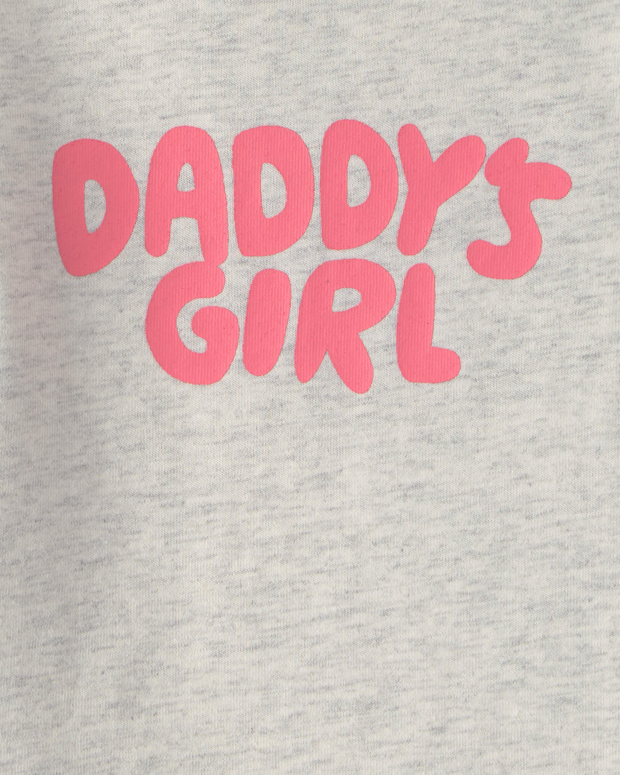 Baby Girl 'Daddys Girl' Long-Sleeve Graphic Bodysuit - Grey