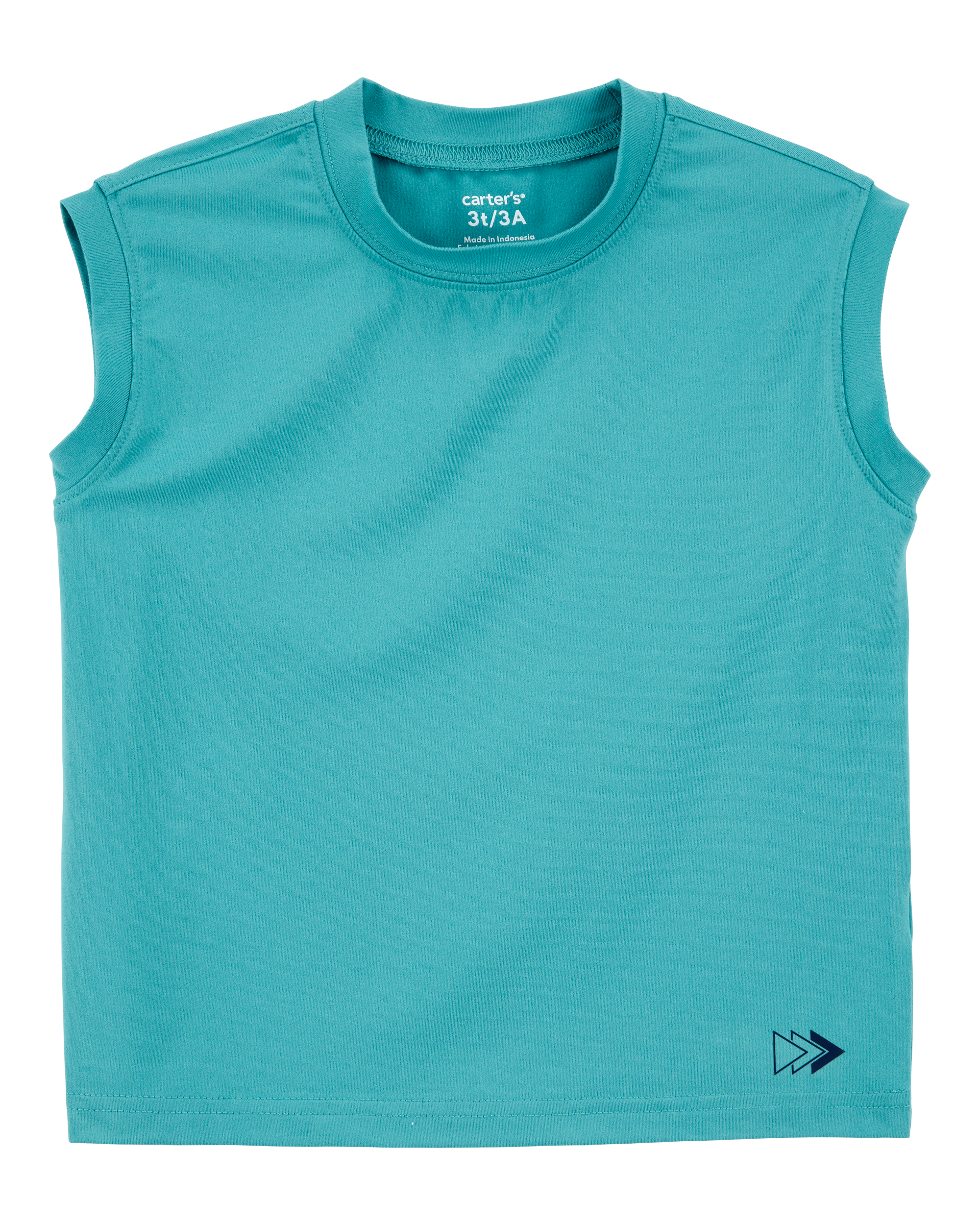 Toddler Active Muscle Tank - Teal