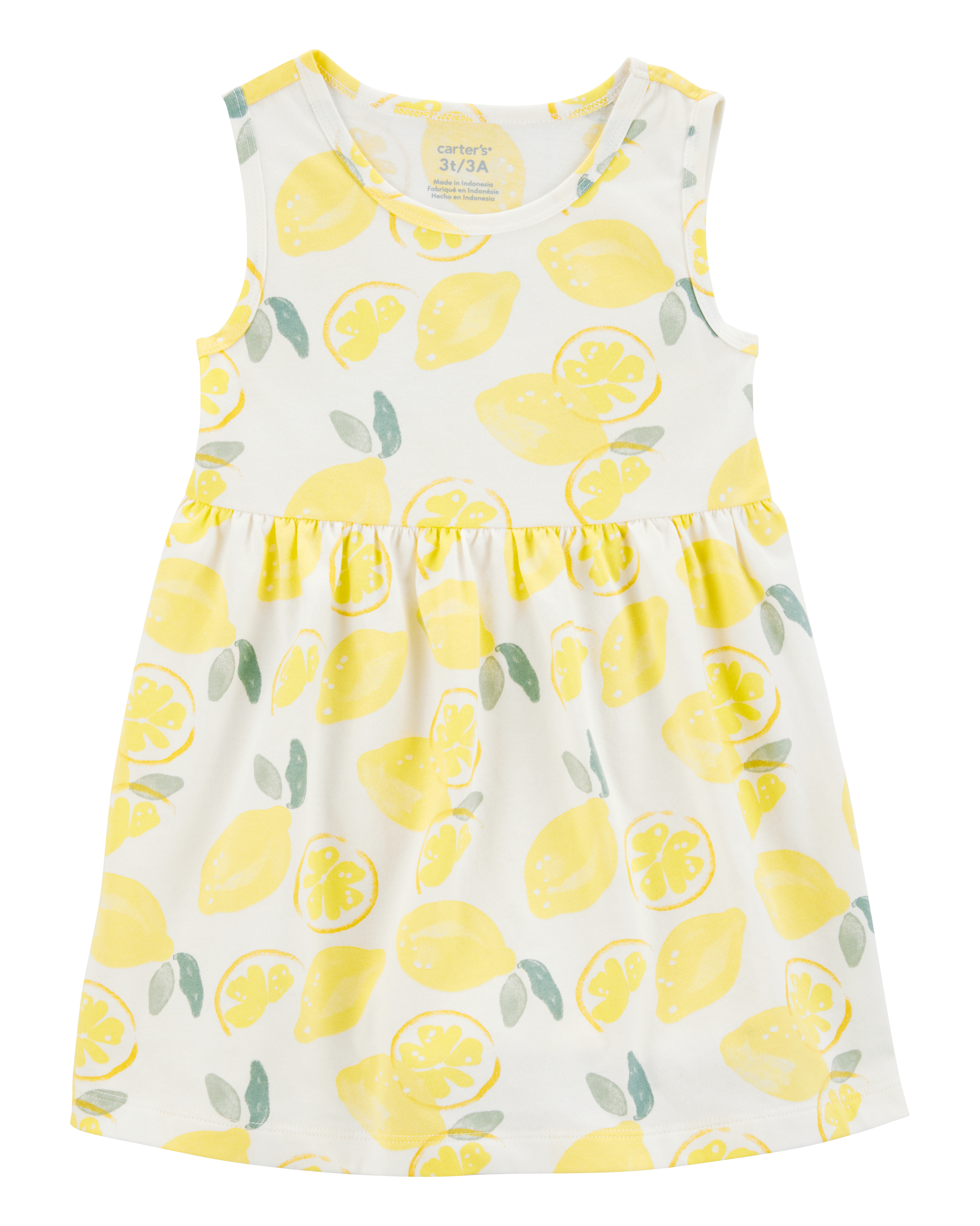 Toddler Lemon Tank Dress