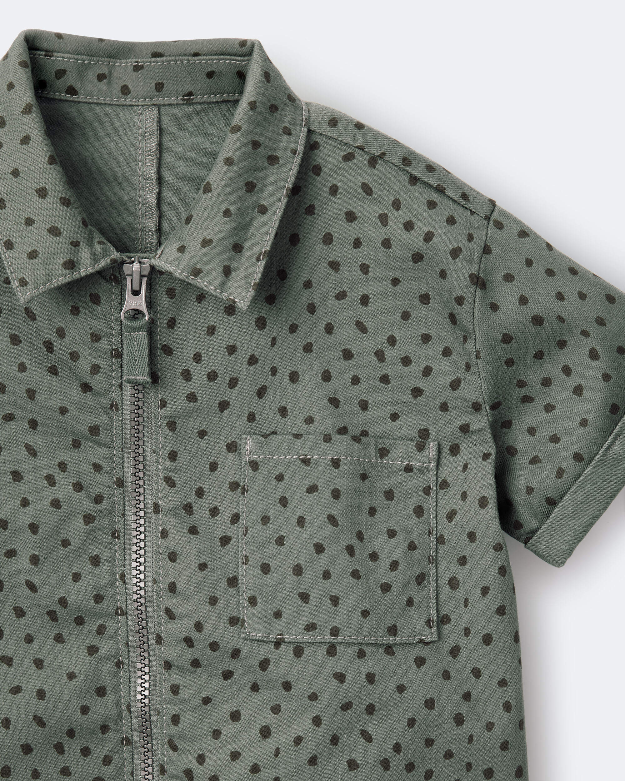 Toddler Day Out™ Romper - Olive