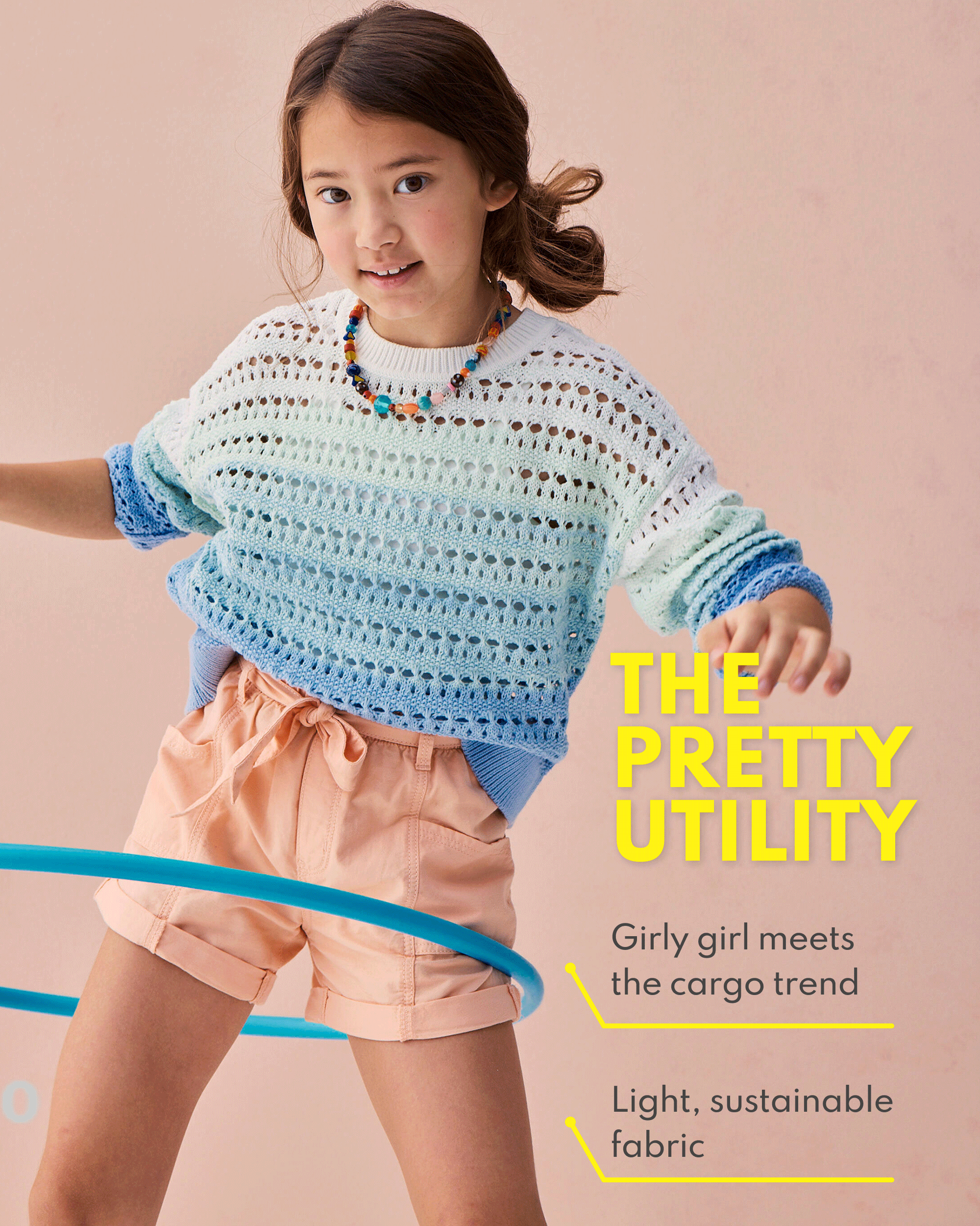 Kid Pretty Utility Short - Green