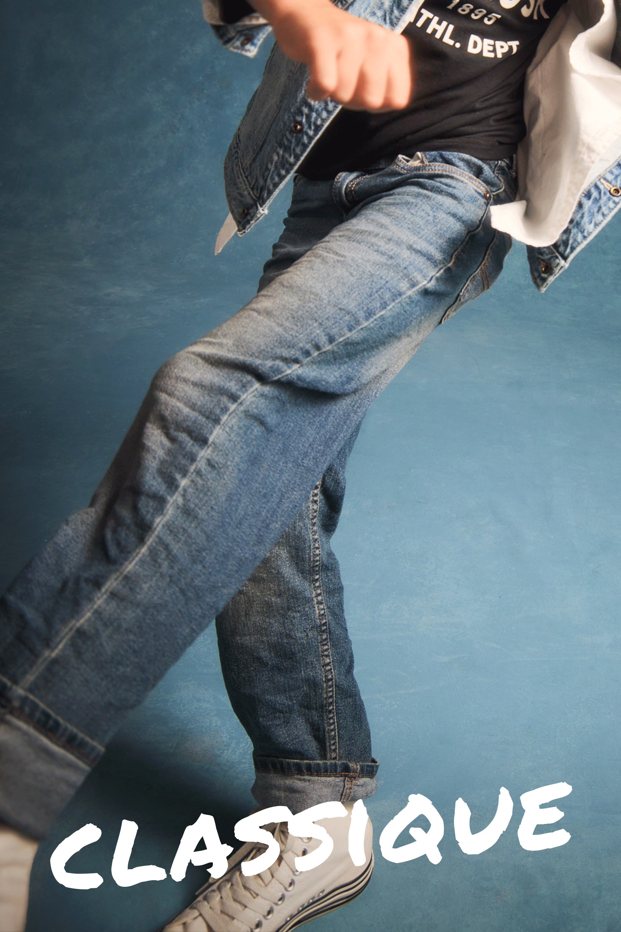 Enfant en bas âge Jeans classique - délavage moyen usé